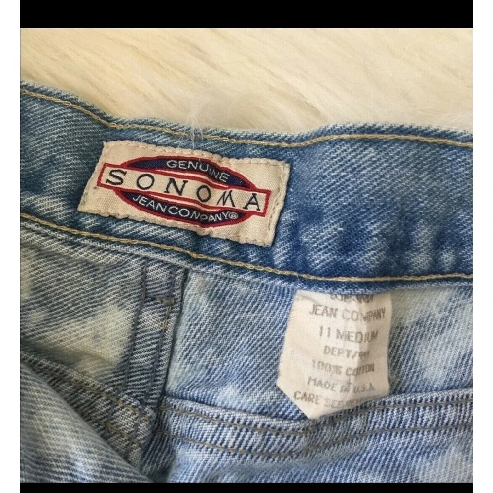 Vintage Acid‎ wash cut off Sonoma Jean Short Shorts size 11